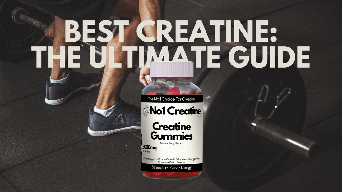 Best Creatine: The Ultimate Guide - Image of a jar of No1 Creatine Gummies supplement